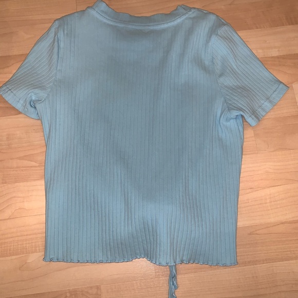 Blue space crop top! - Picture 2 of 3